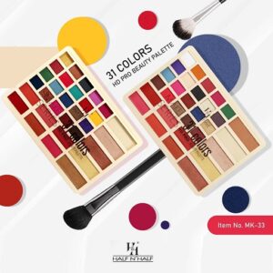 Half N’ Half 31 Colors HD Pro Beauty Palette